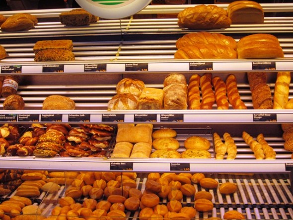 pães na Alemanha