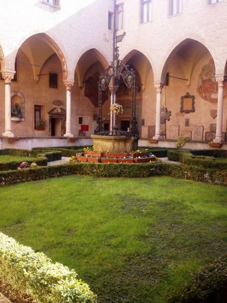 Jardim da igreja de Santo Antônio de Pádua