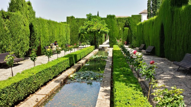 Jardim Generalife em Alhambra