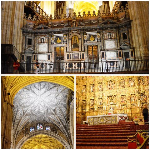 Parte interna da Catedral de Sevilha